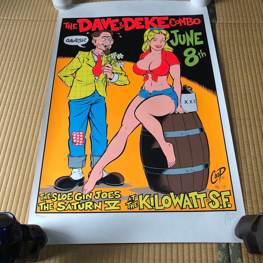 COOP 作THE DAVE & DEKE COMBO シルクスクリーンプリント