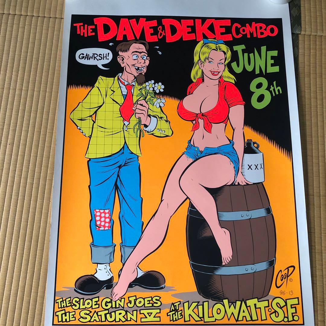 COOP 作THE DAVE & DEKE COMBO シルクスクリーンプリント