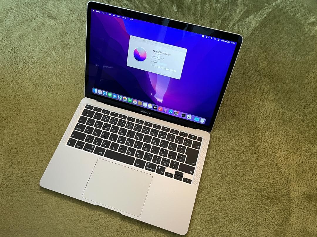 MacBook Air 2020 M1 16GB 13インチ　本体のみ