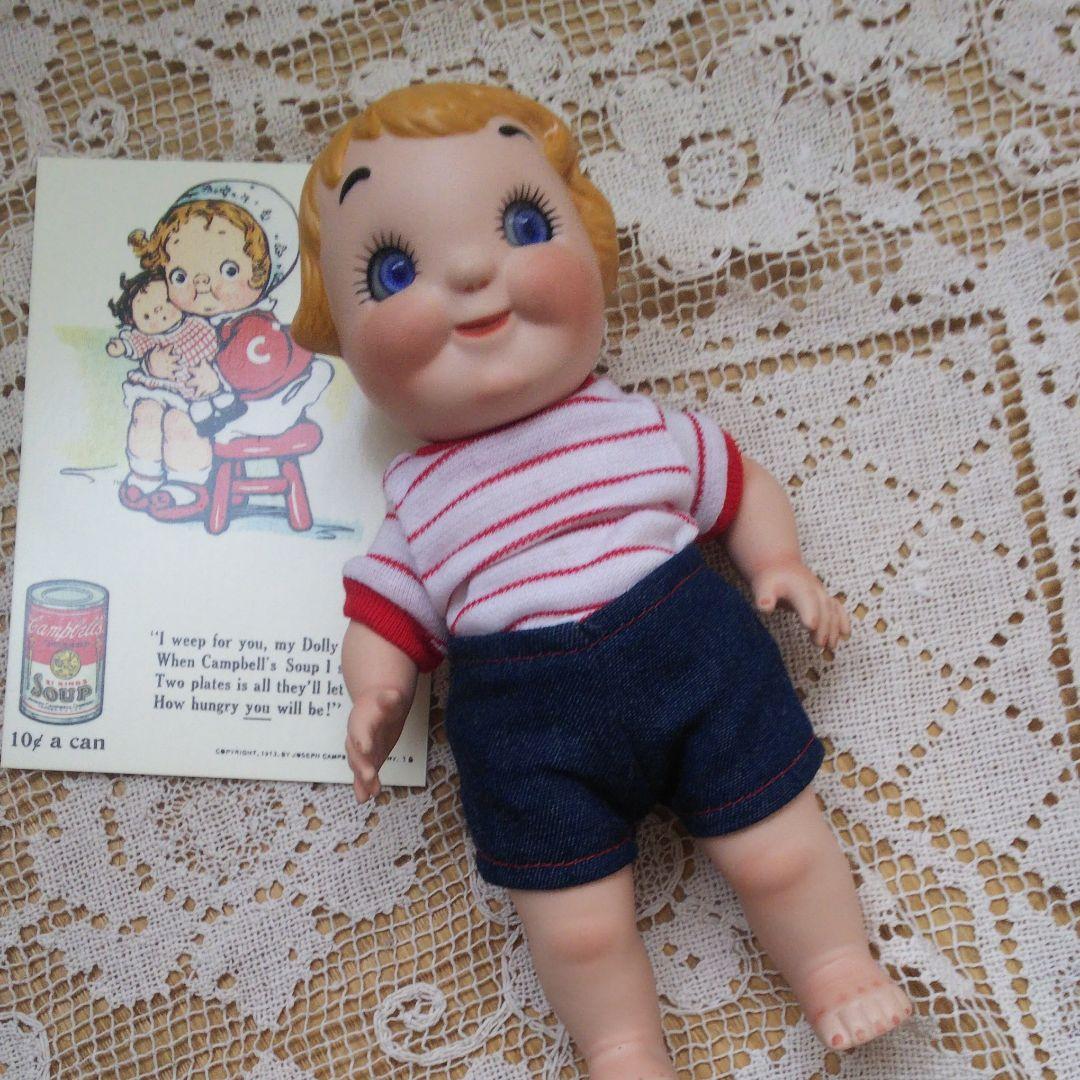 レア♪ キャンベルキッズ ビスクドール ヴィンテージドール キャンベル 人形