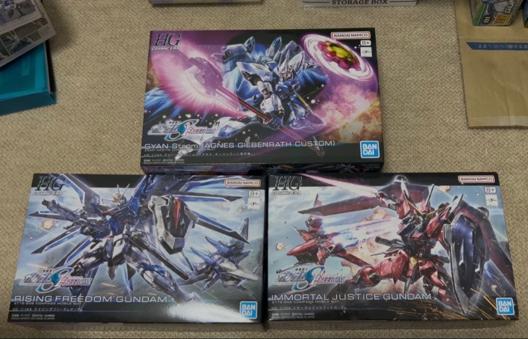 新品未開封　HG ガンプラ3体セット　ギャンシュトローム他2体 ガンプラ