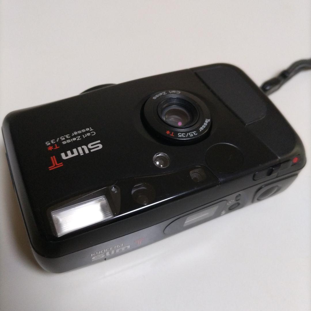 京セラ Carl Zeiss T＊ SlimT コンパクトカメラ 動作品