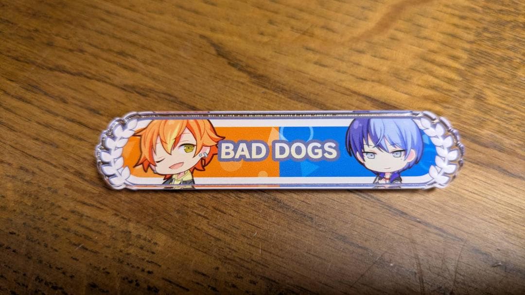 プロセカ キズナ称号バッジ 彰人＆冬弥 BAD DOGS