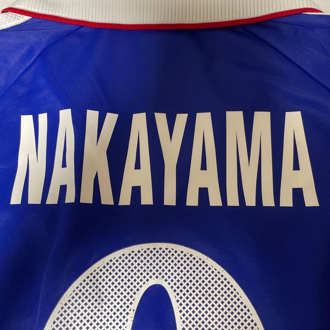 サッカー日本代表　【サイン入り】 9中山雅史選手ユニフォームLサイズ