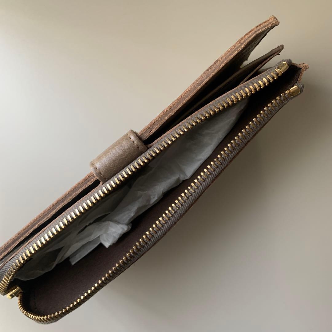 【新品】イルビゾンテ 長財布 二つ折り財布 グレー トルトラ