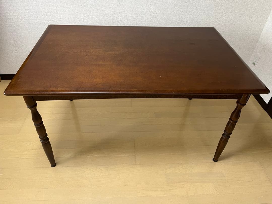 飛騨産業　キツツキ　長方形　木製　クラシック　ダイニングテーブル　USED