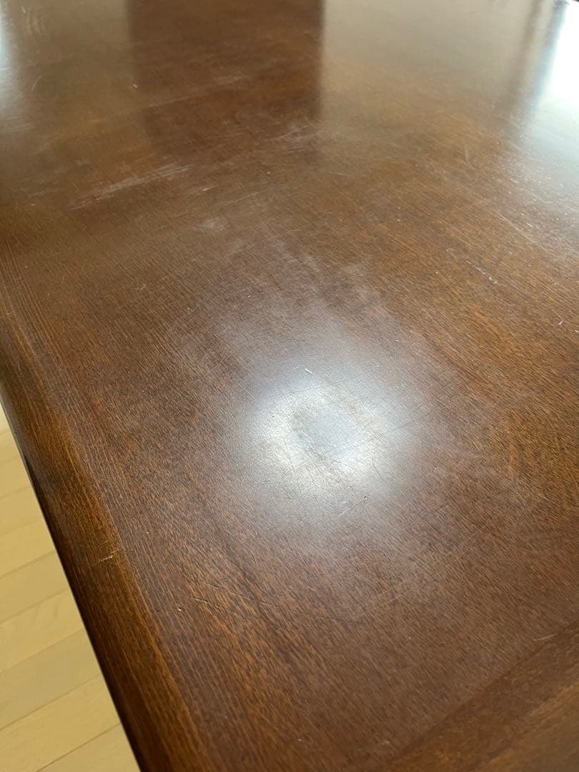 飛騨産業　キツツキ　長方形　木製　クラシック　ダイニングテーブル　USED