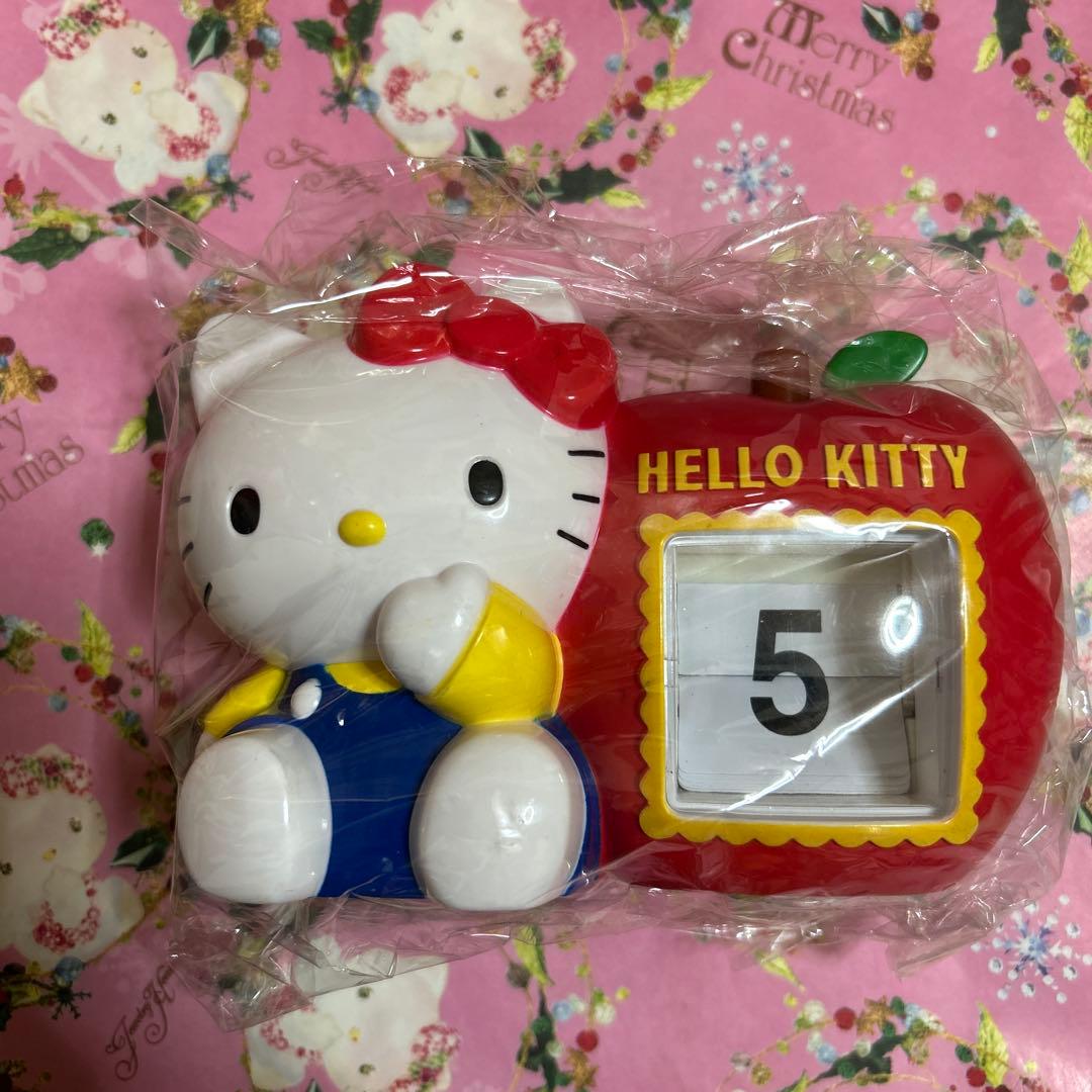 キティ　りんご型　カレンダー　サンリオ