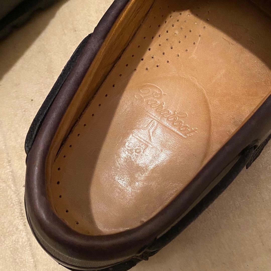 美品 paraboot birth ブラック 6H デッキシューズ バース