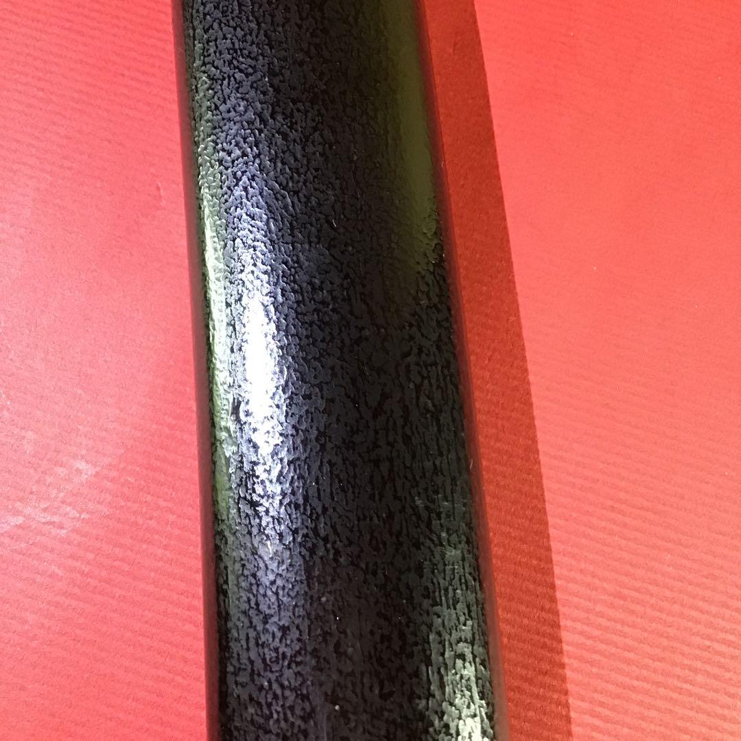 黒漆塗叩地　脇差鞘　江戸期保証