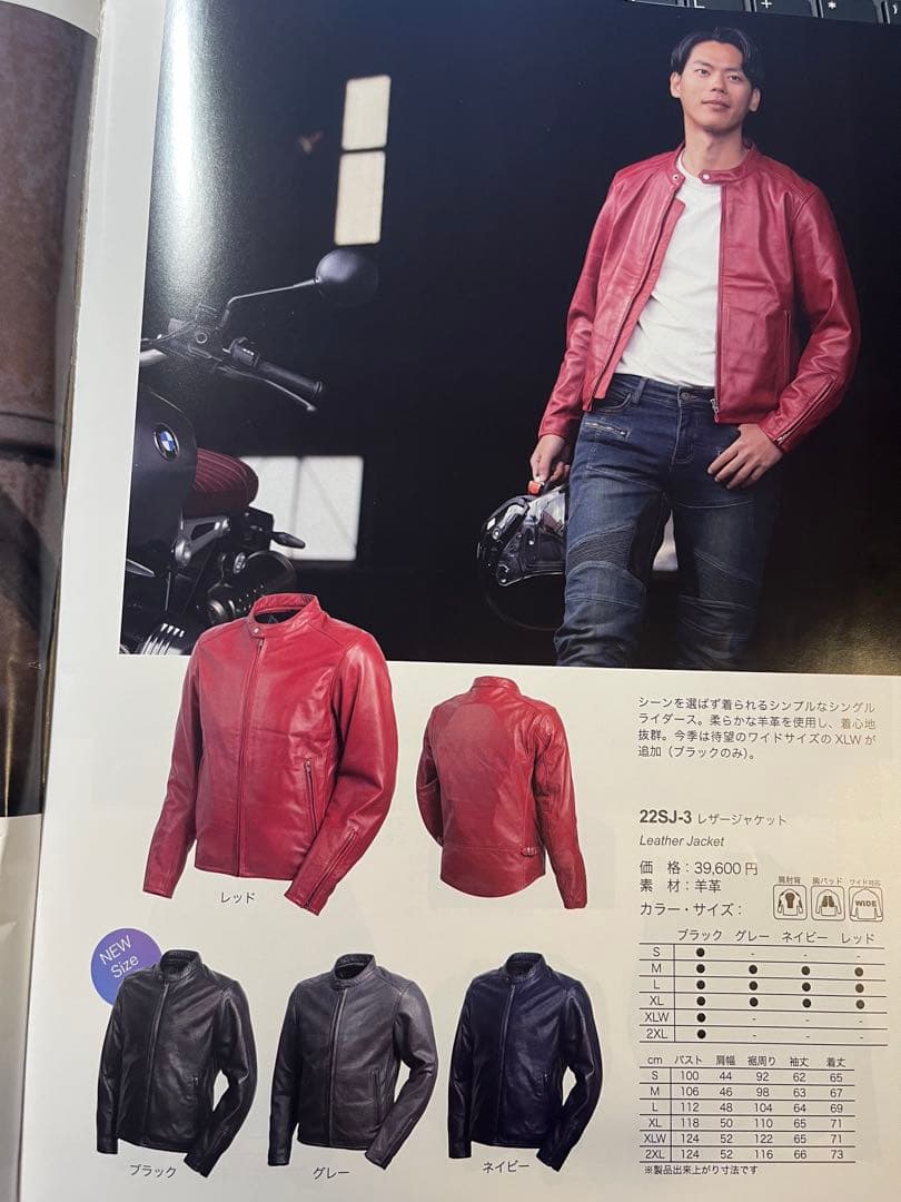 デグナー ライダースジャケット 22SJ-3 メンズ