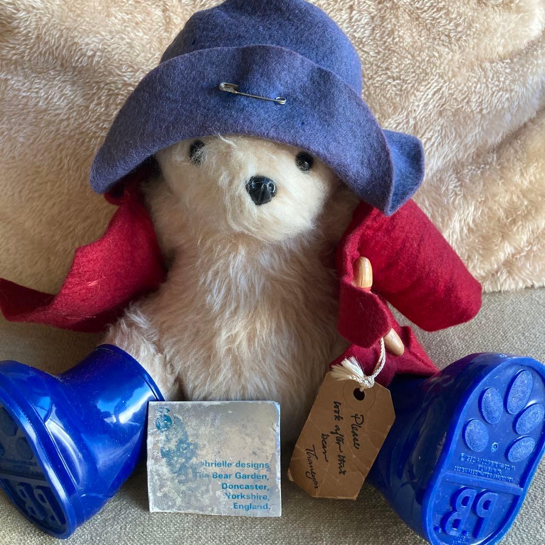 パディントンベア 40年物 ヴィンテージ タグ付き 英国製 フルセット