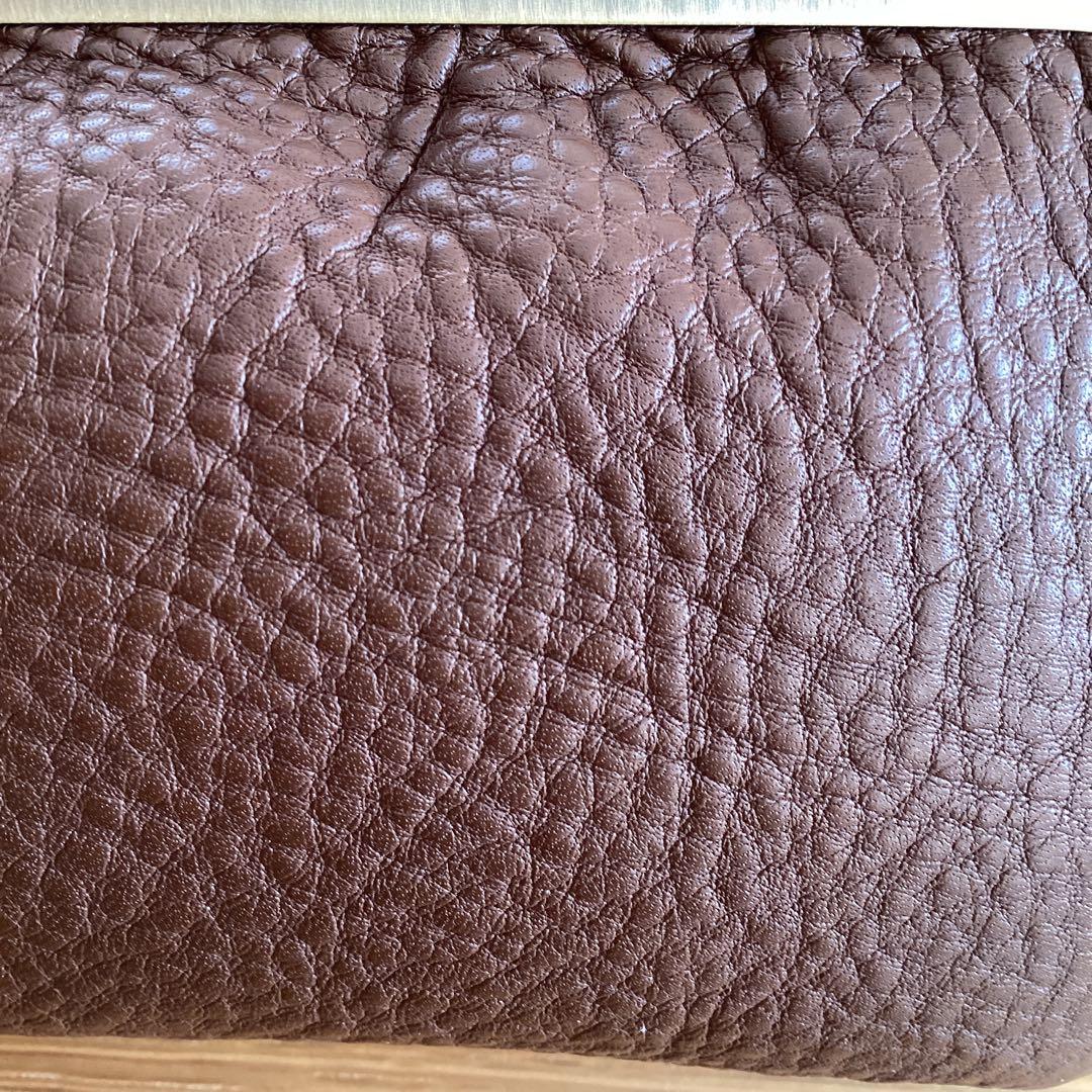 新品‼️ 美品‼️ 土屋鞄製造所　ブラウンレザー　がま口ケース