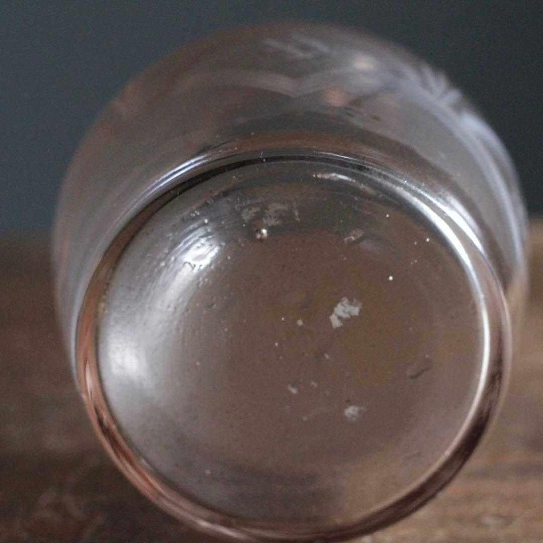 昭和 ガラス 花瓶 花器 古道具 アンティーク デキャンタ