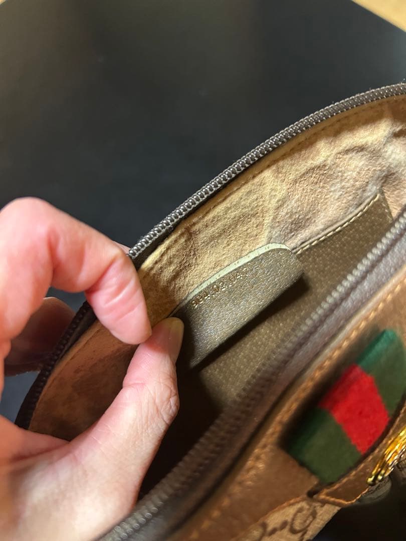 m*a様 オールドグッチ G Gパターン　シェリーライン　ミニショルダーバッグ