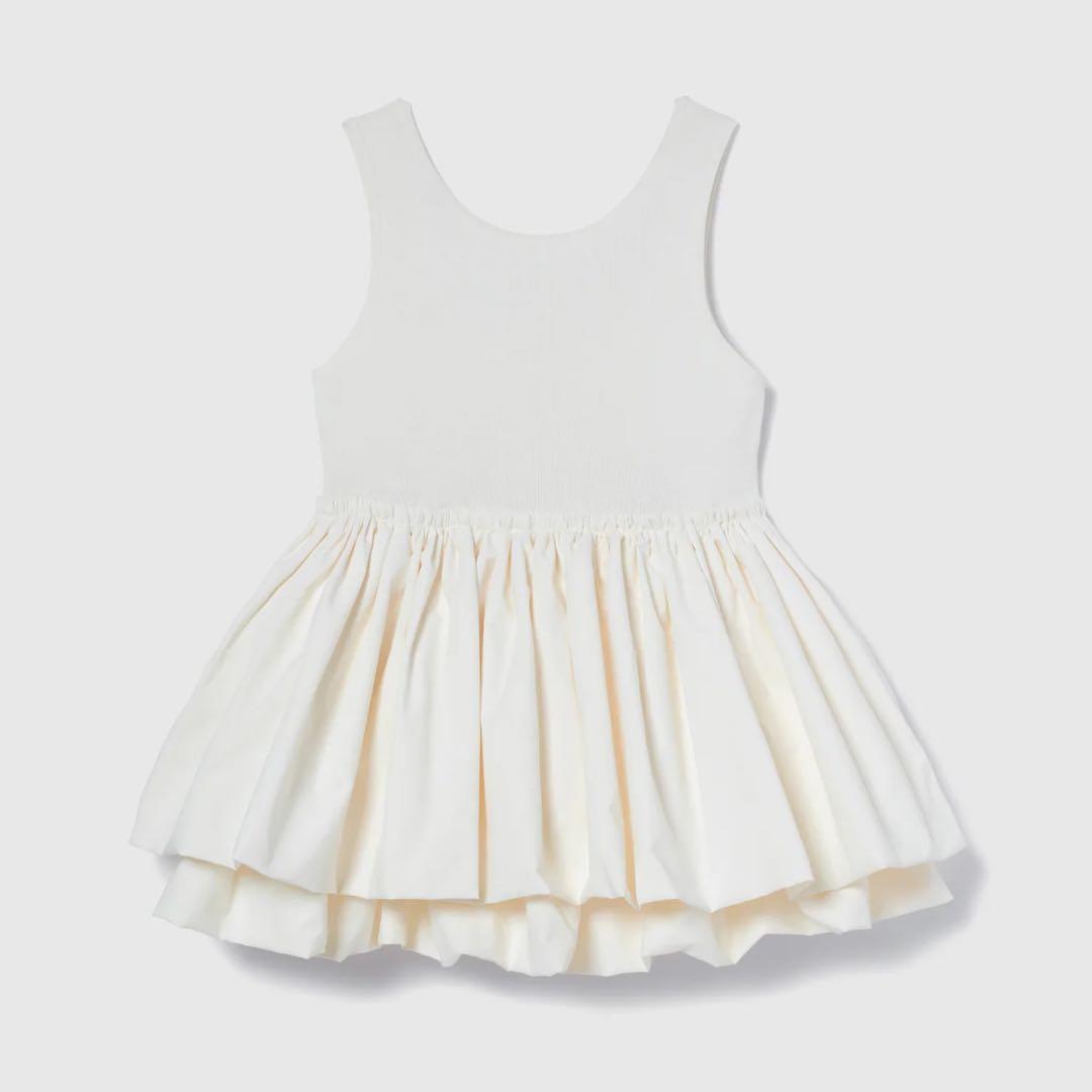 sea room lynn 》KnitDockingバルーンノースリーブトップス