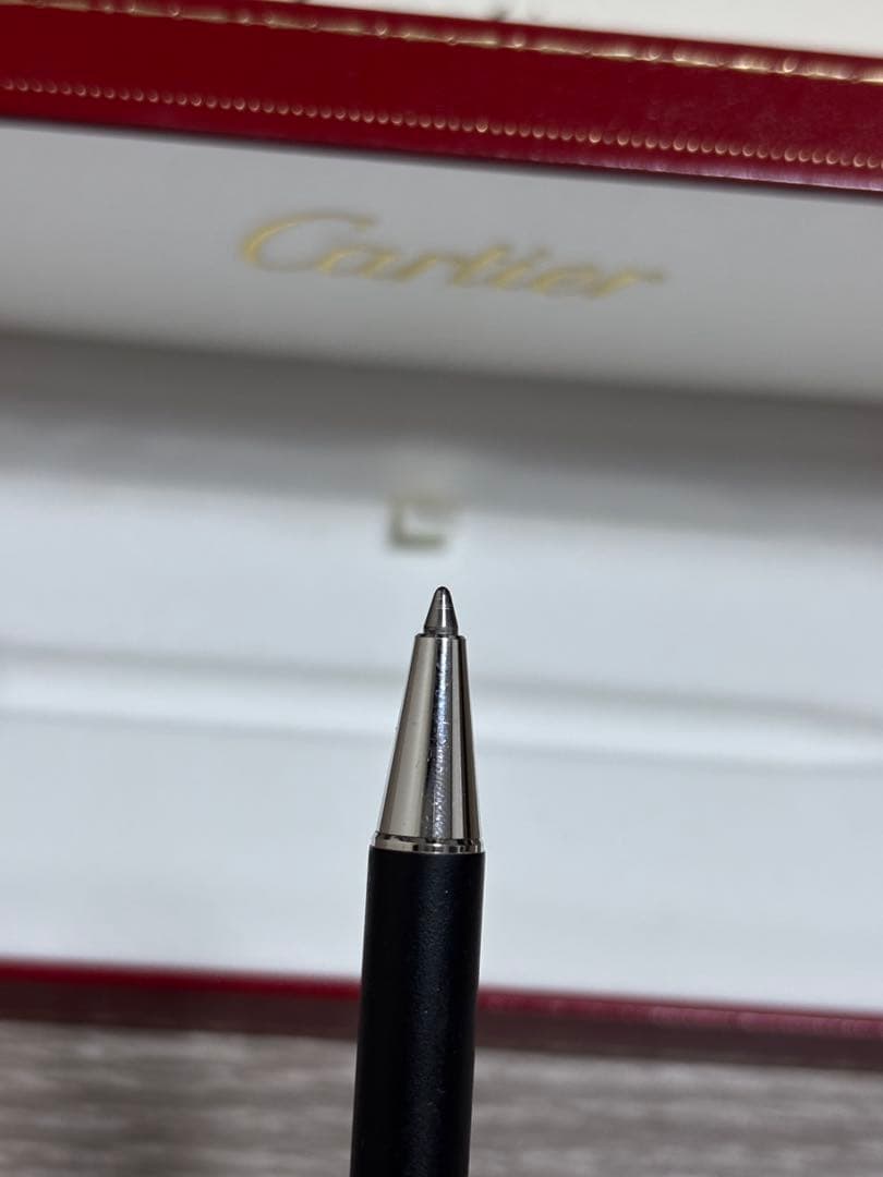 Cartier カルティエ ボールペン サントス　ブラック
