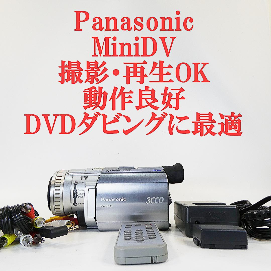 動作良好 パナソニックNV-GS100 MiniDVビデオカメラ　DVD化に最適