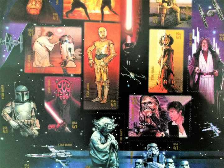 スターウォーズ　限定　記念切手　ジョージ　ルーカス　フィルム　ライセンス物