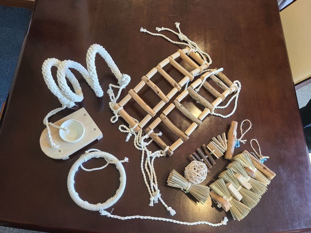 ③よもぎもちオーダーページ　ハンドメイド　流木　アスレチック