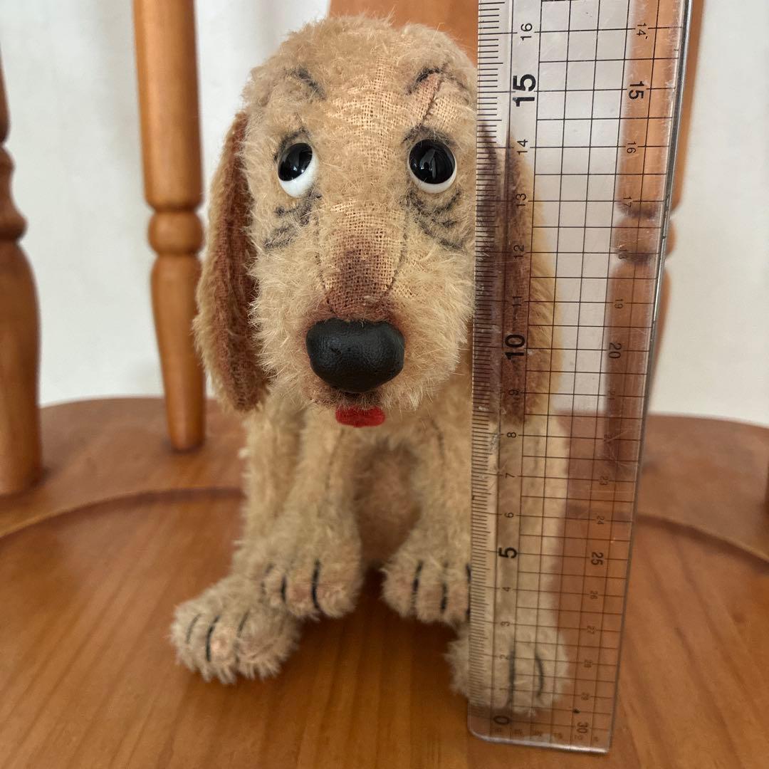 国内作家　ケイタベア　いぬのぬいぐるみ　帽子付き　アンティーク　一点物