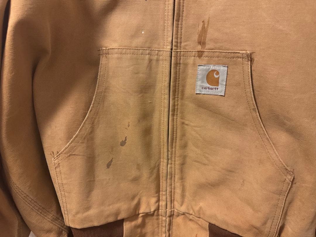 80s 90s星タグCarhartt アクティブジャケット雰囲気系　USA製