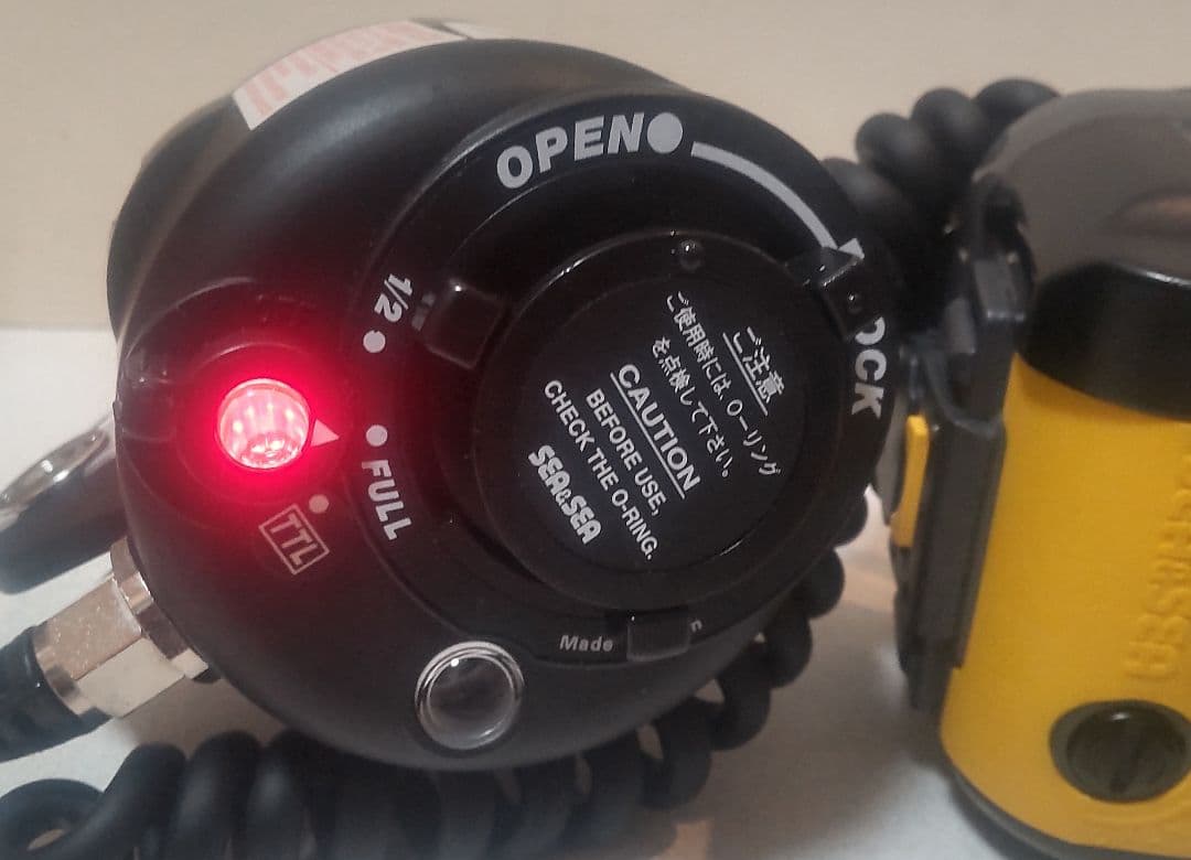 水中カメラ Motormarine II EX + ストロボ +広角レンズ