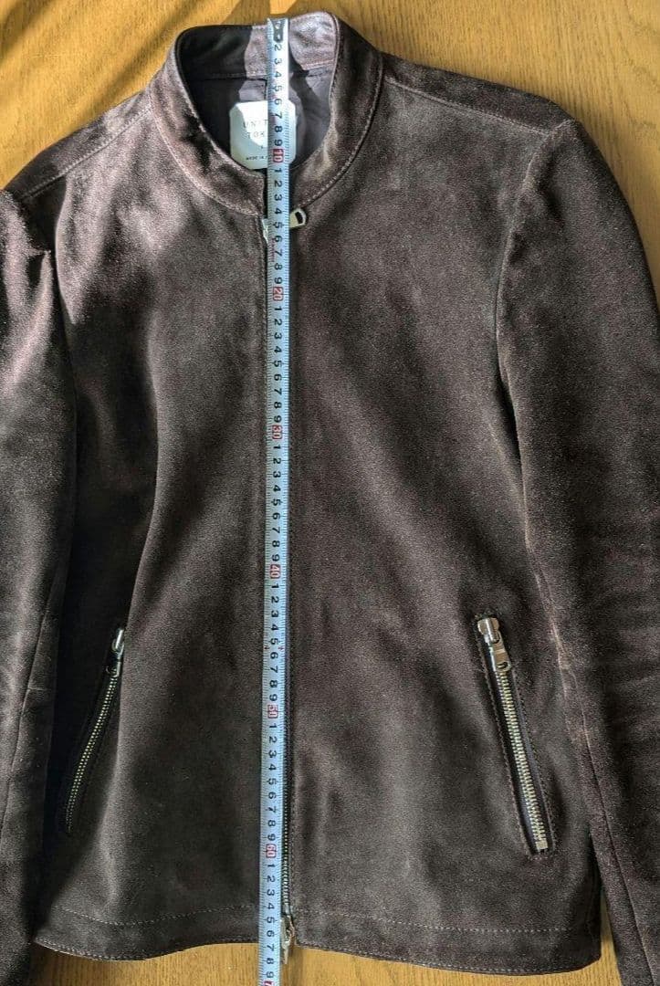 【9月限定！】UNITED TOKYO スウェードシングルライダース ブラウン