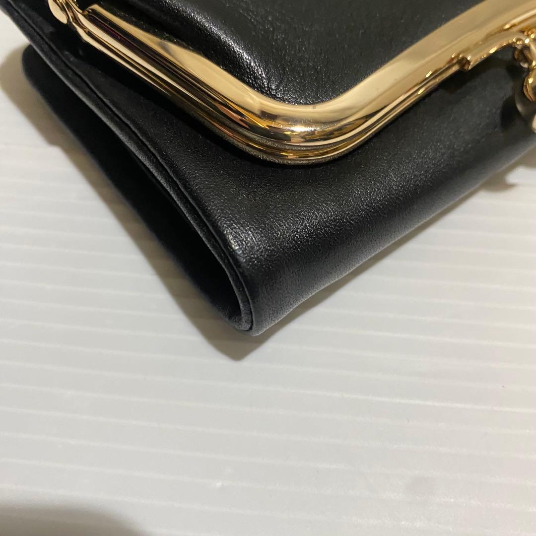 【極美品】ANNA SUI　マイティティ　２つ折財布　ブラック