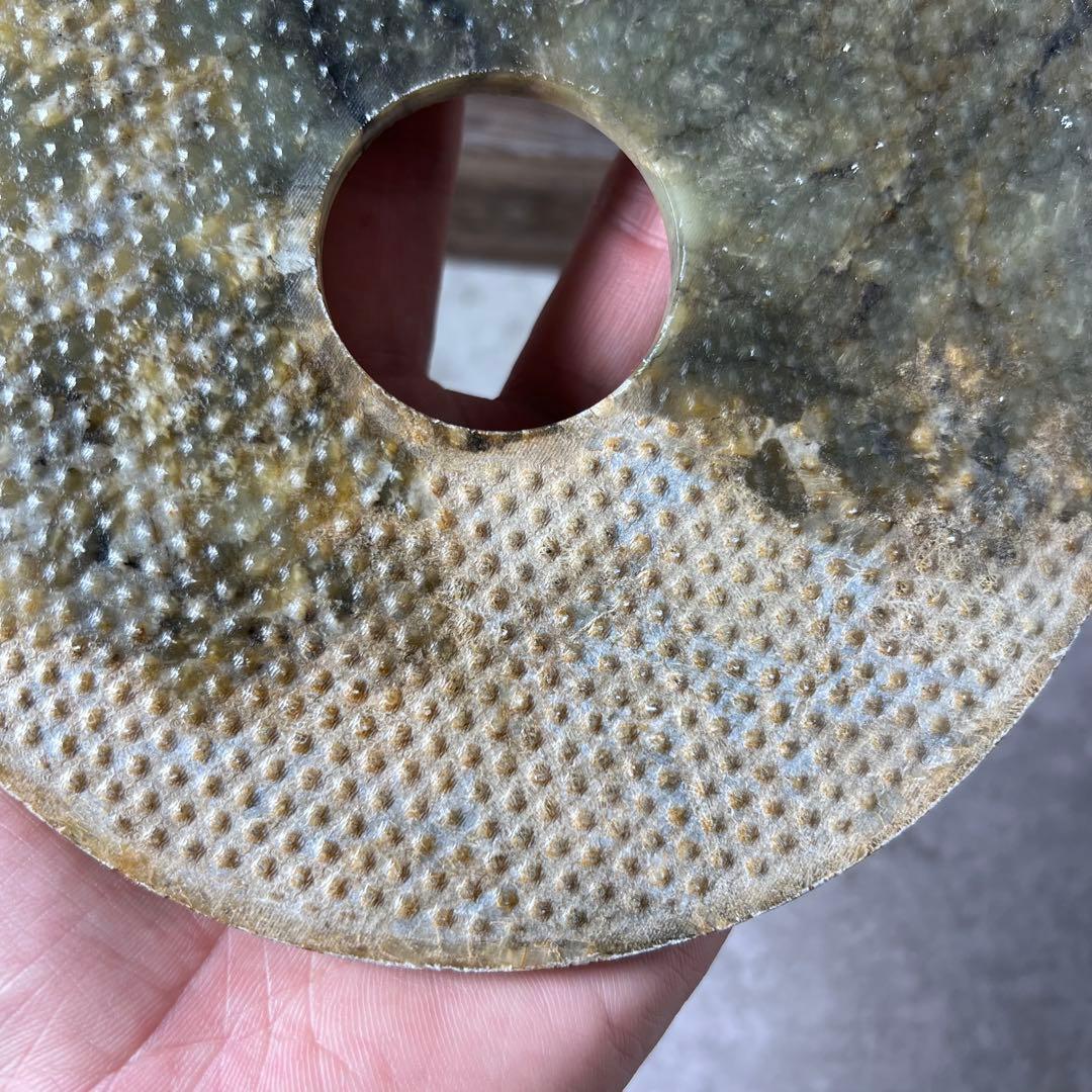 【中国古玩】玉璧　16cm 玉壁　古玉　玉石