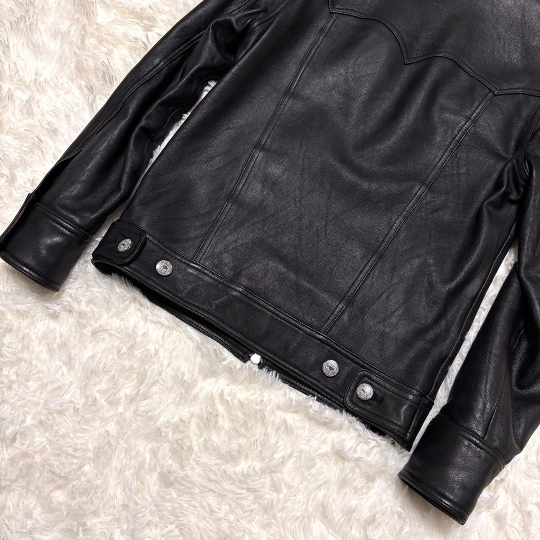 ✨良品✨JACKROSE　シープスキン　 トラッカー ジャケット　シングル