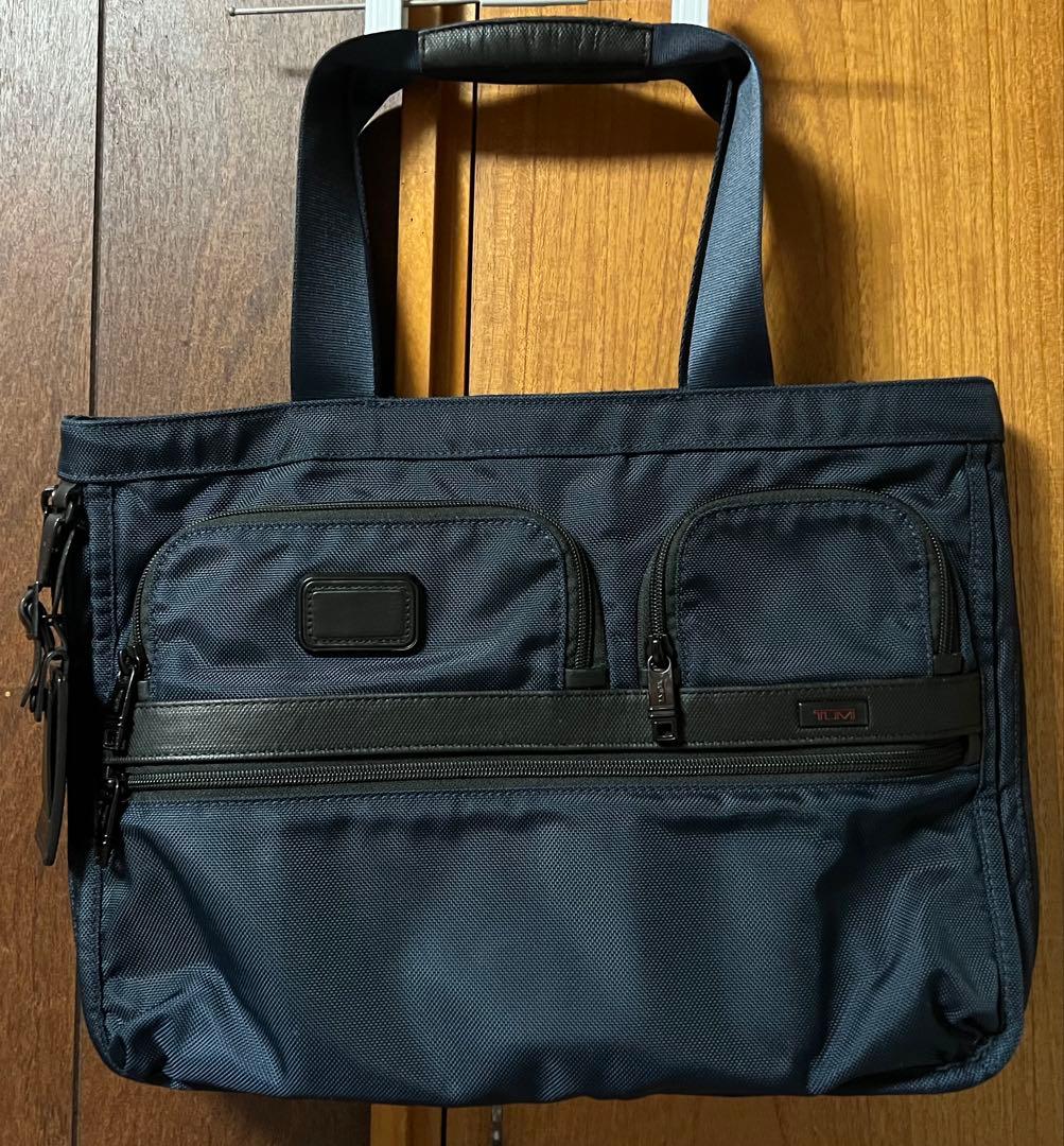 【稀少レア】SHIPS×TUMIネイビーアルファ2 エクスパンダブルトートバッグ