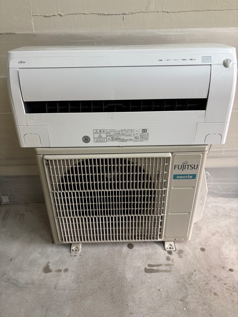 取付込☆福岡 エアコン FUJITSU AS-D221L-W 2021年 6畳~