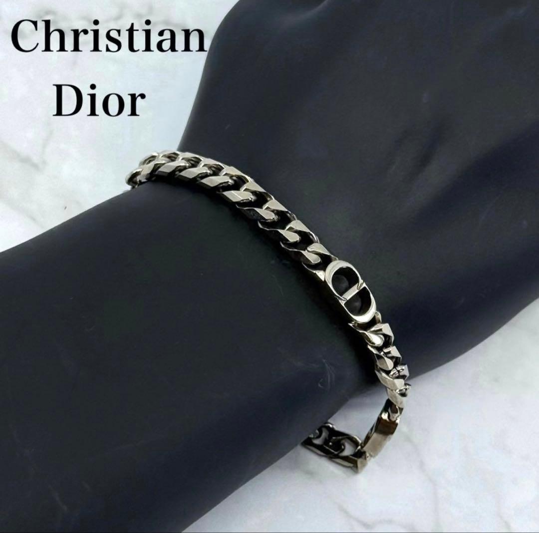 【美品】現行　ディオール　CD アイコン　チェーンリンク　ブレスレット