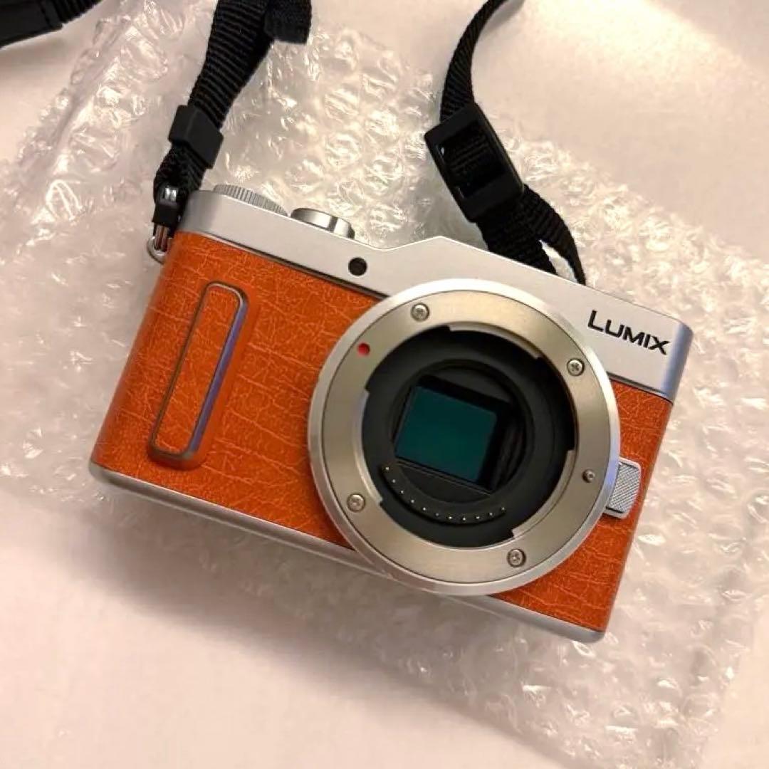 【美品】LUMIX ミラーレス一眼 オレンジ/シルバー