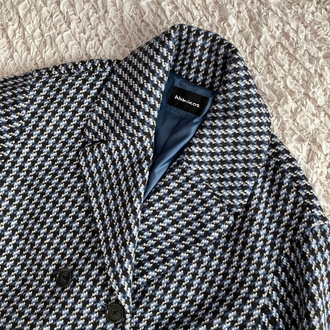 FUNALIVE【未使用】Abanicos ダブルブレストチェックコート