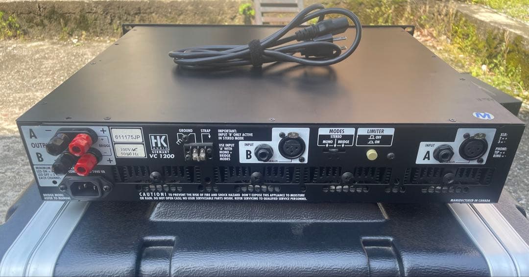 HK AUDIO VC1200 パワーアンプ600Wx2
