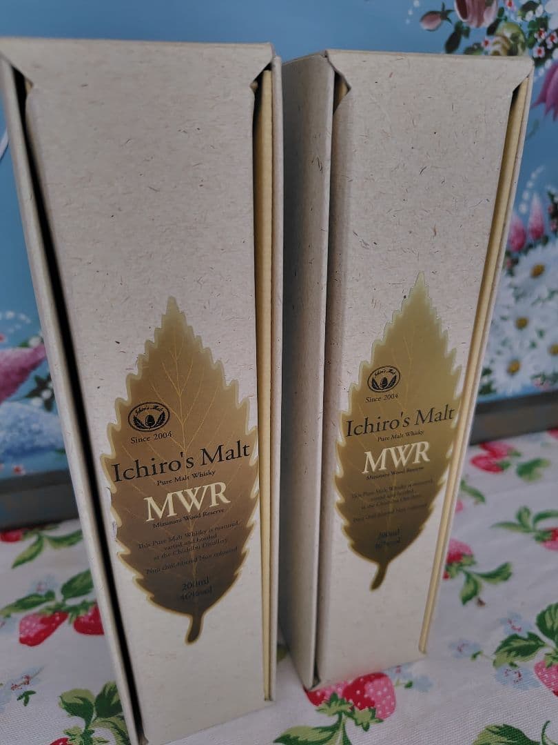イチローズモルト ミズナラウッドリザーブ　箱付き　MWR 200ml 2本