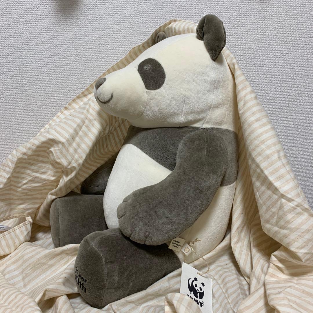 限定10体　WWF 50周年　コットン100% パンダ　ぬいぐるみ　特大サイズ