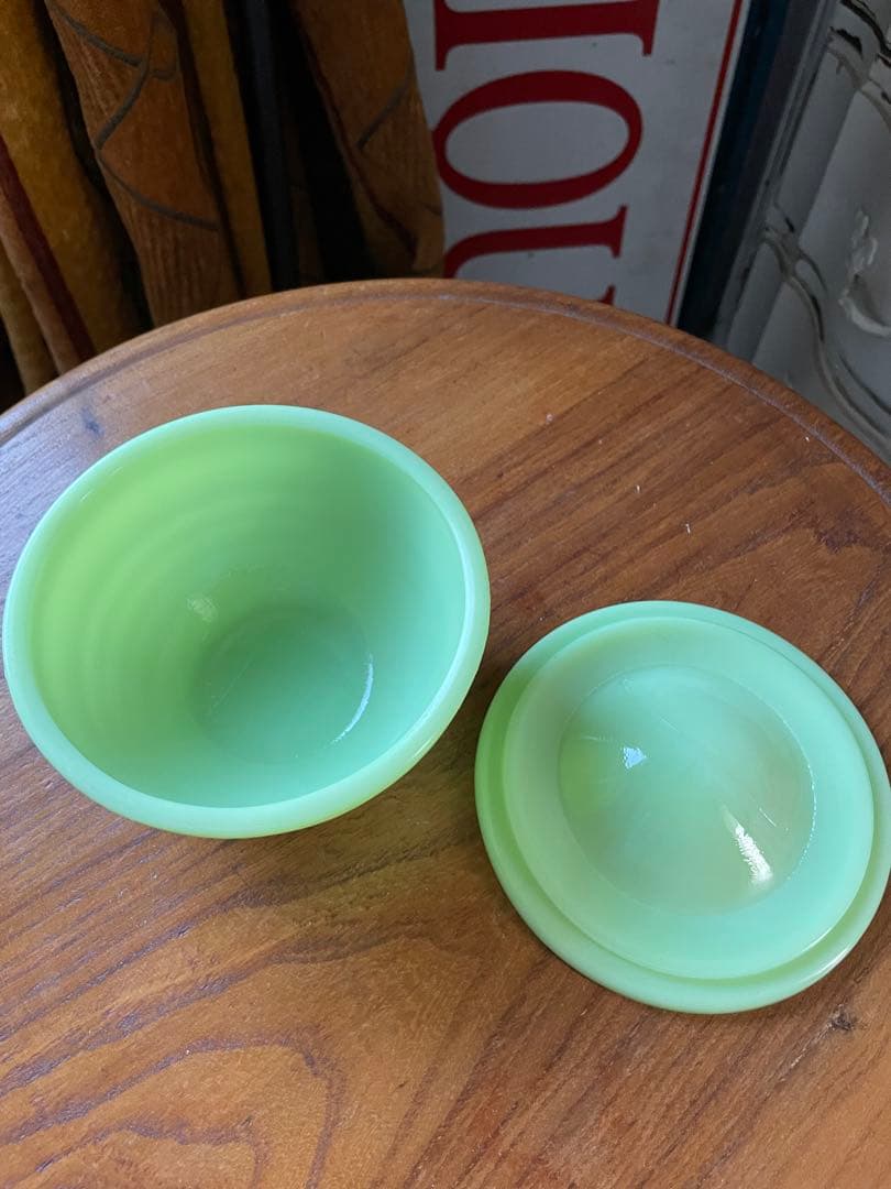 アンティーク Jeannette ジャネット社　ジェダイ ドリッピングス　ジャー