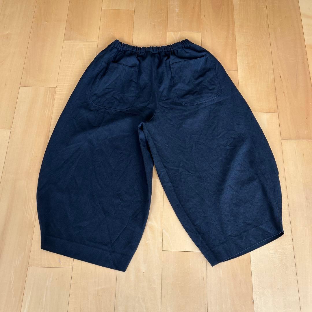 ブラックコムデギャルソン　ポリ縮　サルエルパンツ　ブラック　サイズM