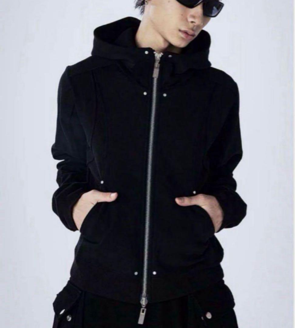 トップス jentlouis Fleece Lining Switching Zip M