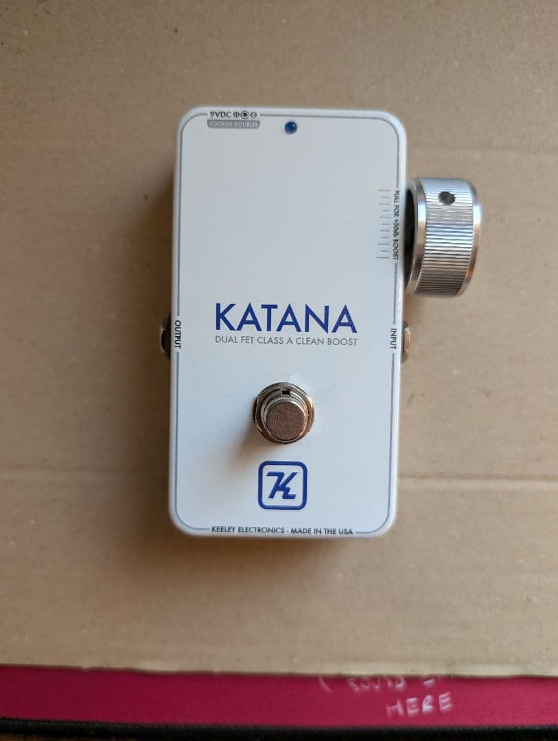 ギター Keeley Katana Clean Boost