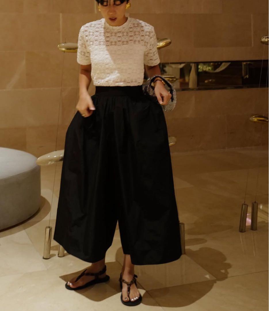 マチャット　メモリーキュロットパンツ　2024