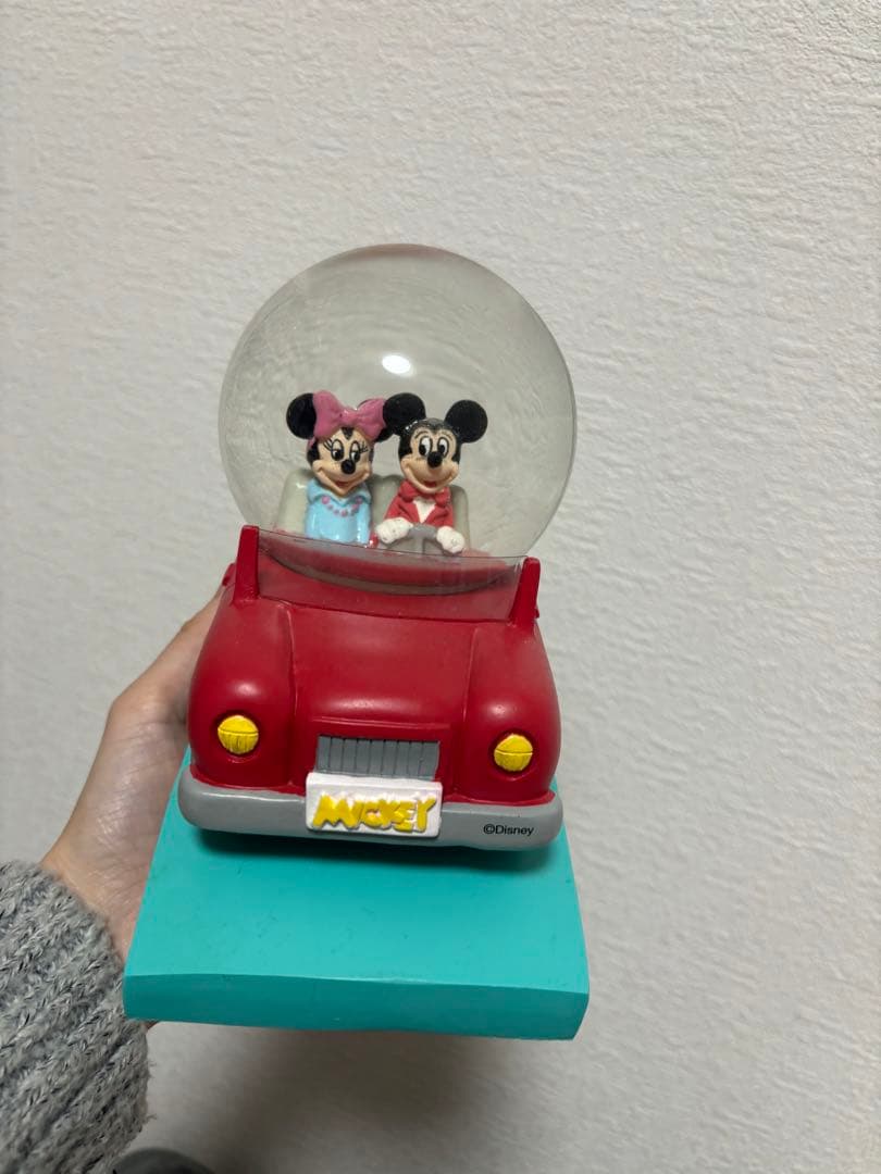 ディズニー　ニコアンド　スノードーム　ミッキー　ミニー　フィギュア