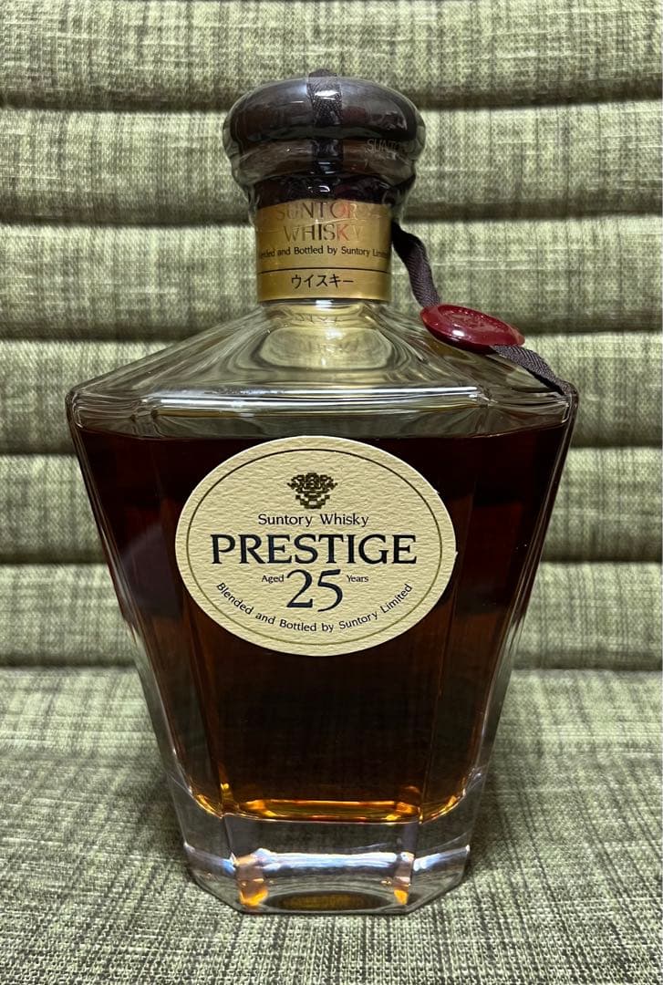 【限定 お値下げ不可】サントリー ウイスキー プレステージ25年 新品 未開栓