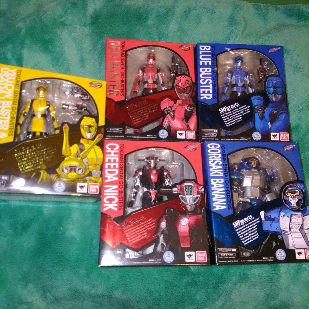 【フルセット販売】S.H.Figuarts 特命戦隊 ゴーバスターズ 5箱セット