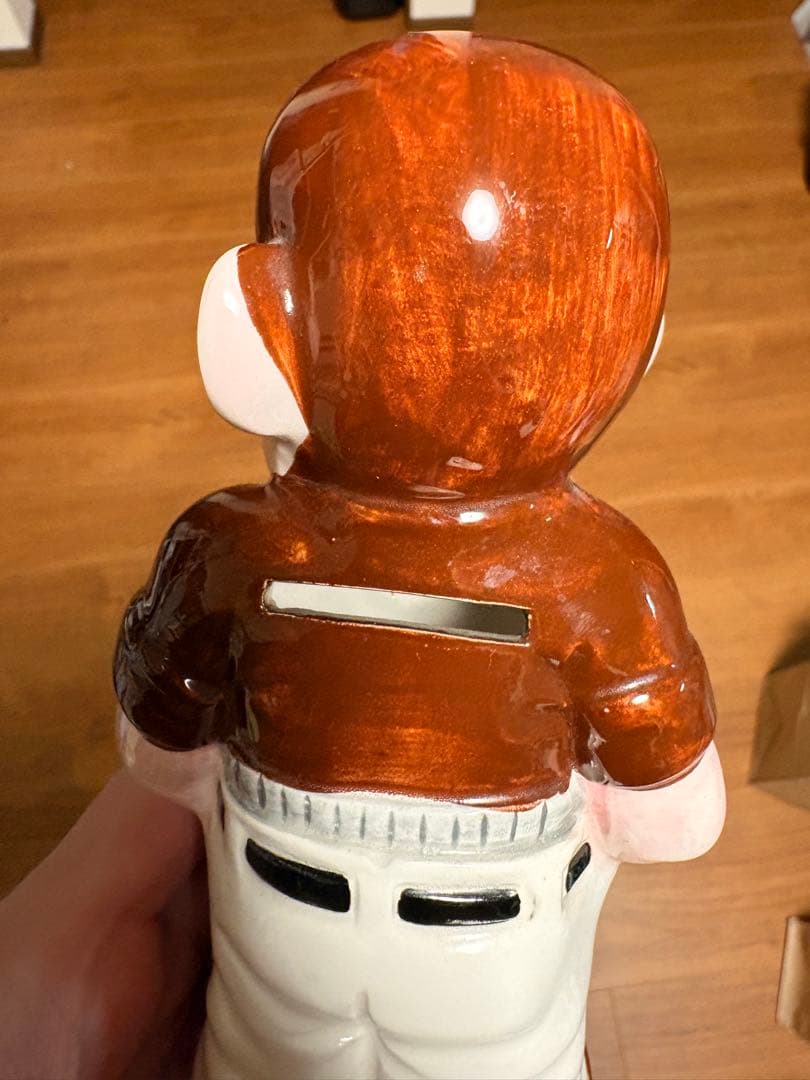 昭和レトロ　じゃりン子チエ　テツ　貯金箱　陶器