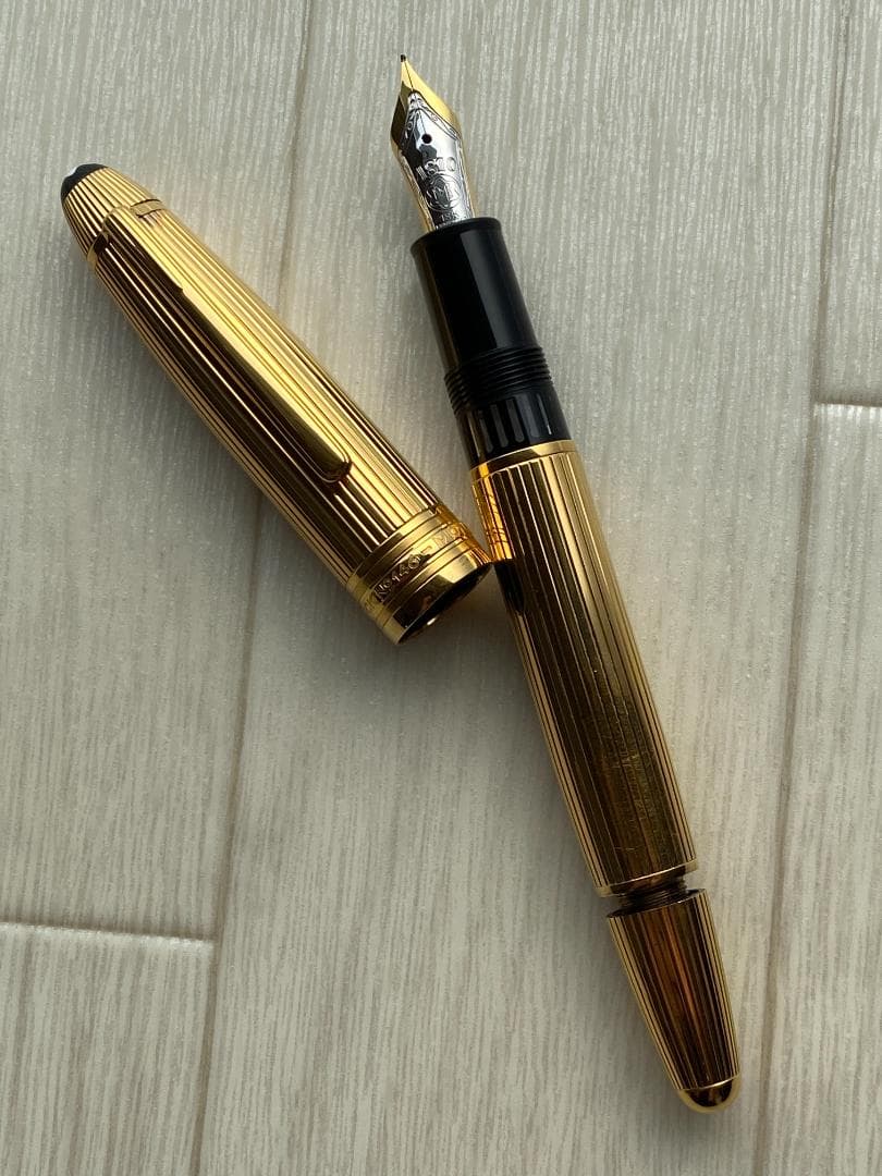 モンブラン ソリテール ル・グラン 146 ゴールド色 シルバー 925 万年筆