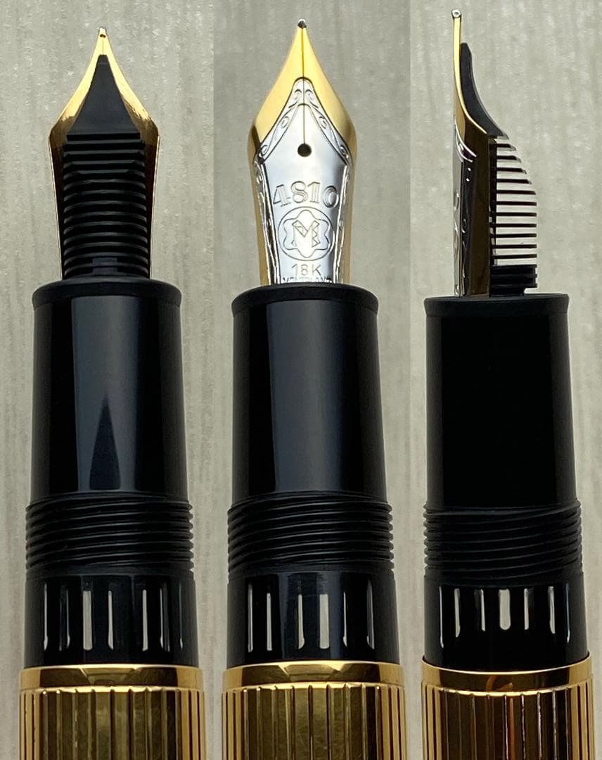 モンブラン ソリテール ル・グラン 146 ゴールド色 シルバー 925 万年筆